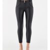 Freddy Freddy - 7/8 Ankle Length Faux Leather Pants | Trousers