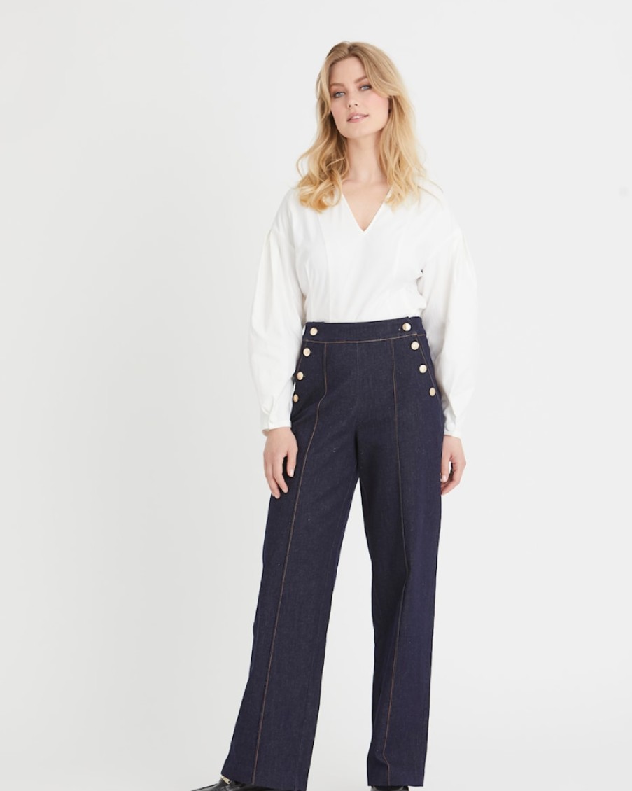 Rue De Femme Rue De Femme - Amia Denim Pants | Trousers