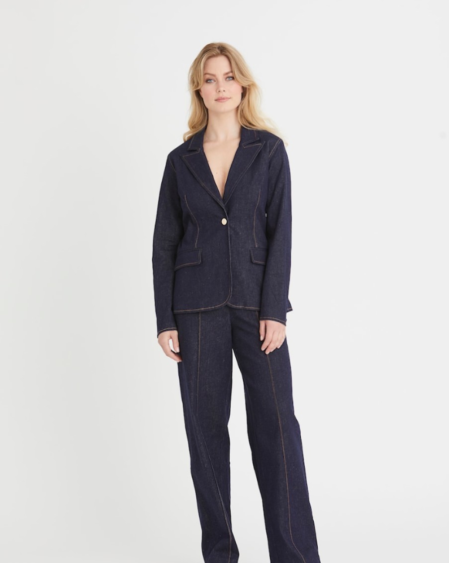 Rue De Femme Rue De Femme - Amia Denim Pants | Trousers