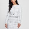 Guess Jeans Guess - Long Sleeve Sofia Tweed Jacket | Coats & Jackets