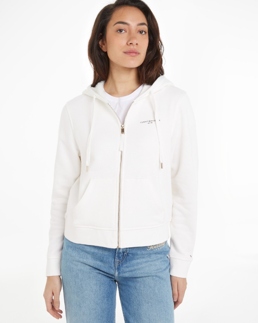 Tommy Women Tommy Hilfiger - Mini Corp Zip Hoodie | Sweatshirts & Hoodies