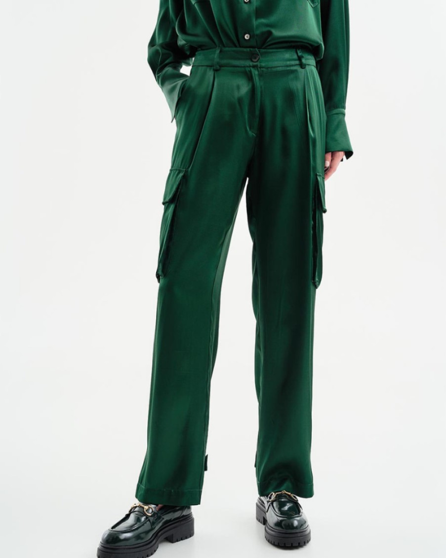 Access Access - Satin Cargo Pants | Trousers