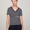 Tommy Women Tommy Hilfiger - New Slim Cody V Neck T-Shirt | Tops