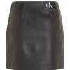 Ck Jeans Calvin Klein - Faux Leather Skirt | Skirts