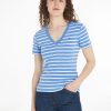 Tommy Women Tommy Hilfiger - New Slim Cody V-Neck T-Shirt | T- Shirts