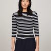 Tommy Women Tommy Hilfiger - New Cody Slim Boat Neck T-Shirt | T- Shirts