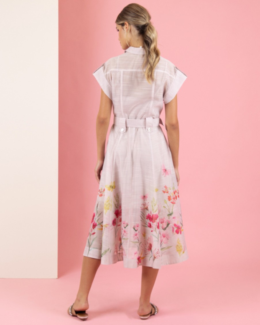 Fee G Fee G - Midi Dress With Belt | Dresses