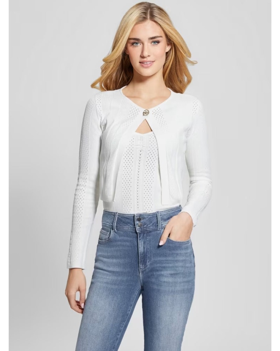 Guess Jeans Guess Jeans - Cecilia Cover Shoulder Sweater | Tops