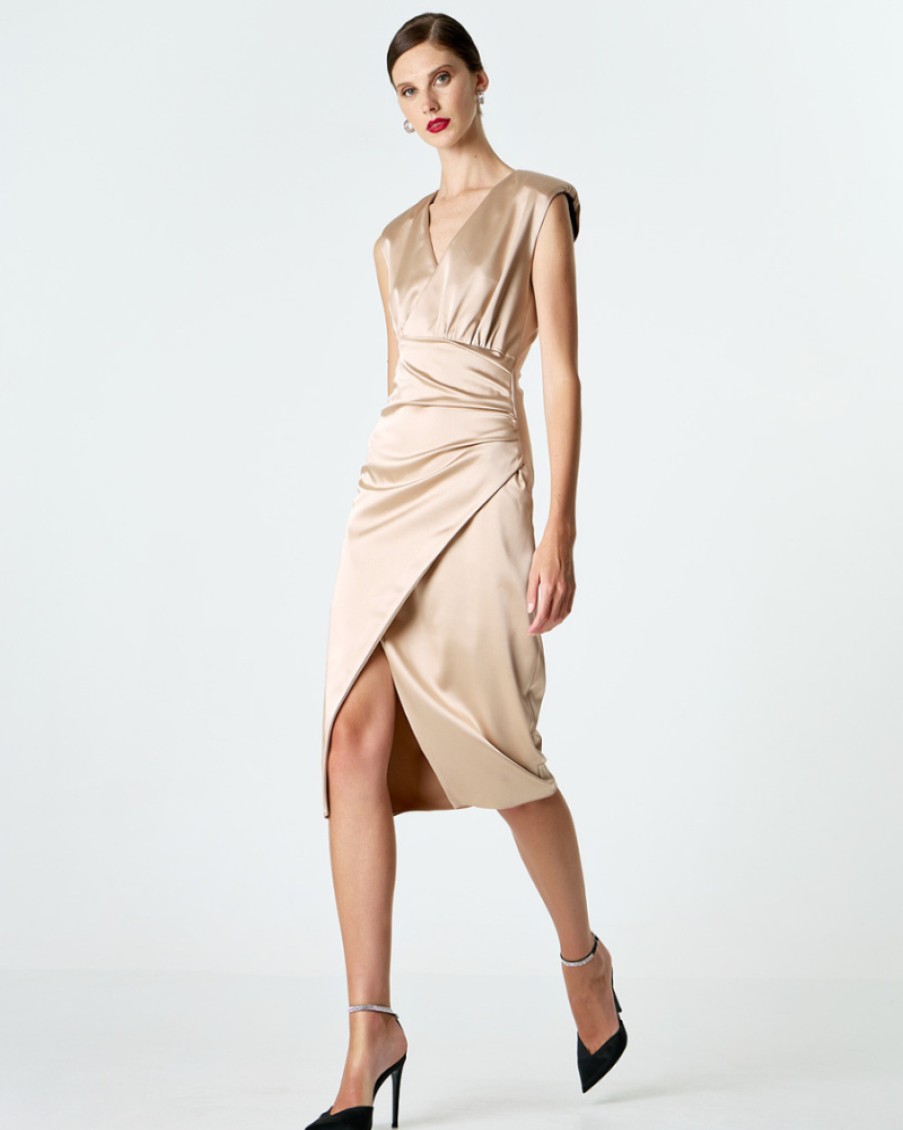 Access Access - V Neck Sleeveless Dress | Dresses