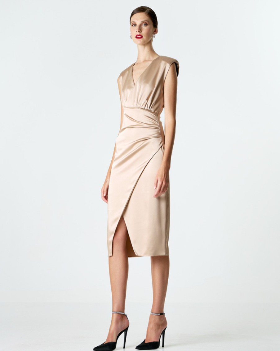 Access Access - V Neck Sleeveless Dress | Dresses