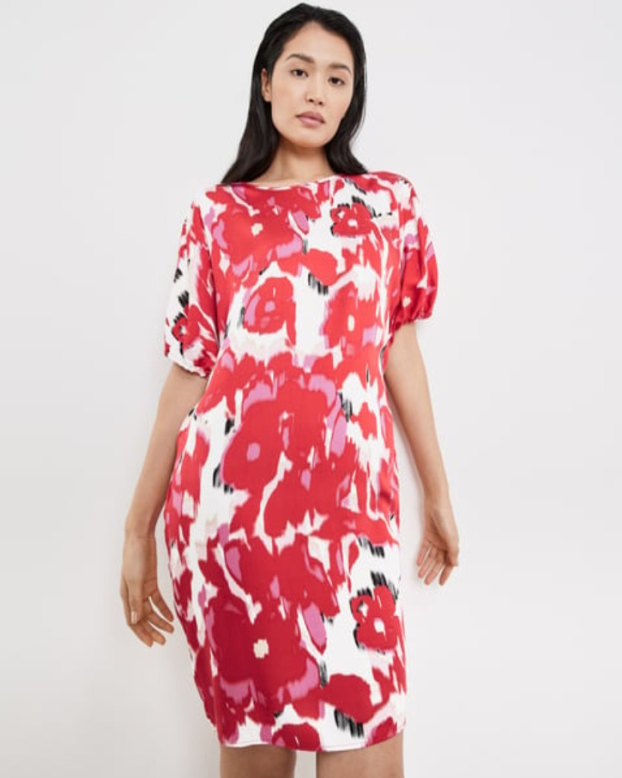 Taifun Taifun - Satin Viscose Dress | Dresses