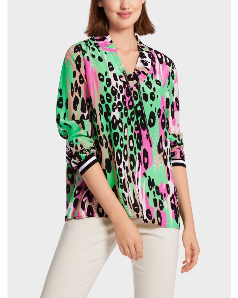 Marccain Marc Cain - Viscose Blouse | Shirts & Blouses