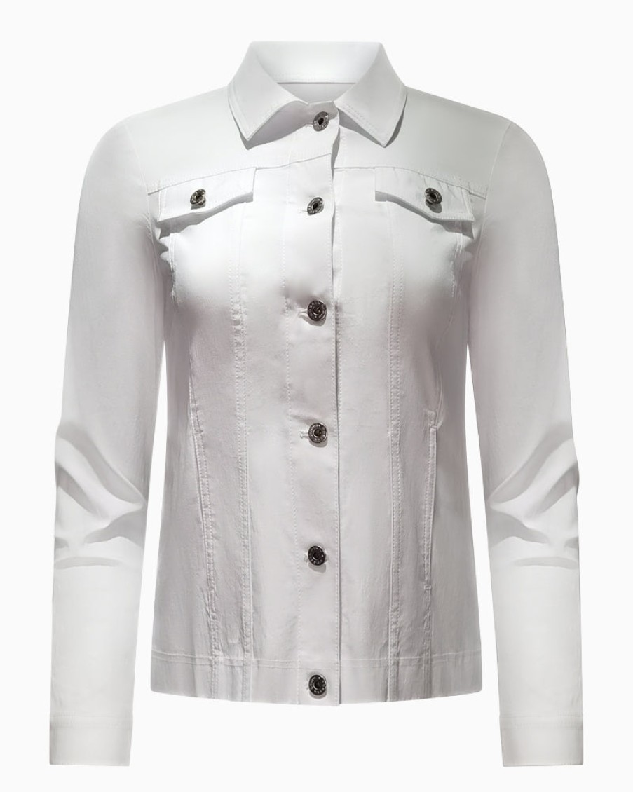 Robell Robell - Happy Jacket White | Coats & Jackets