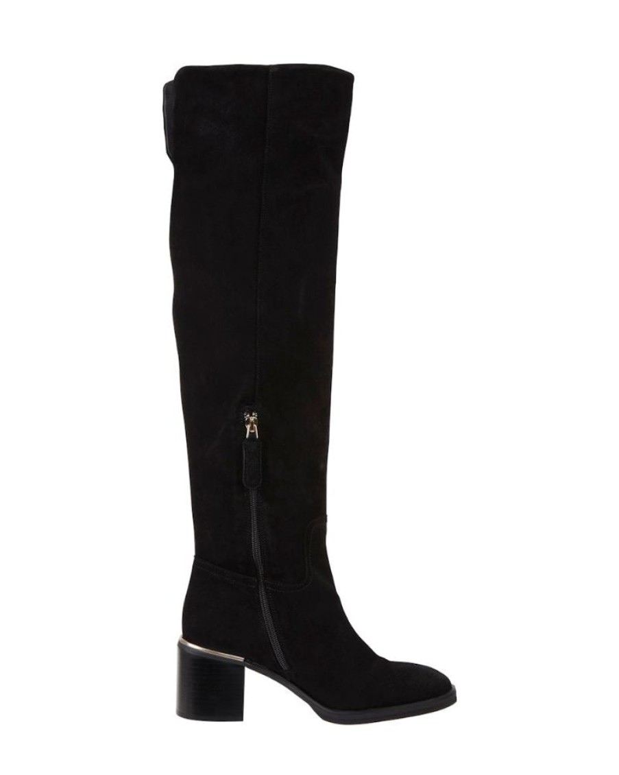 Tommy Foot Tommy Hilfiger - Feminine Suede Overknee Boot | Boots