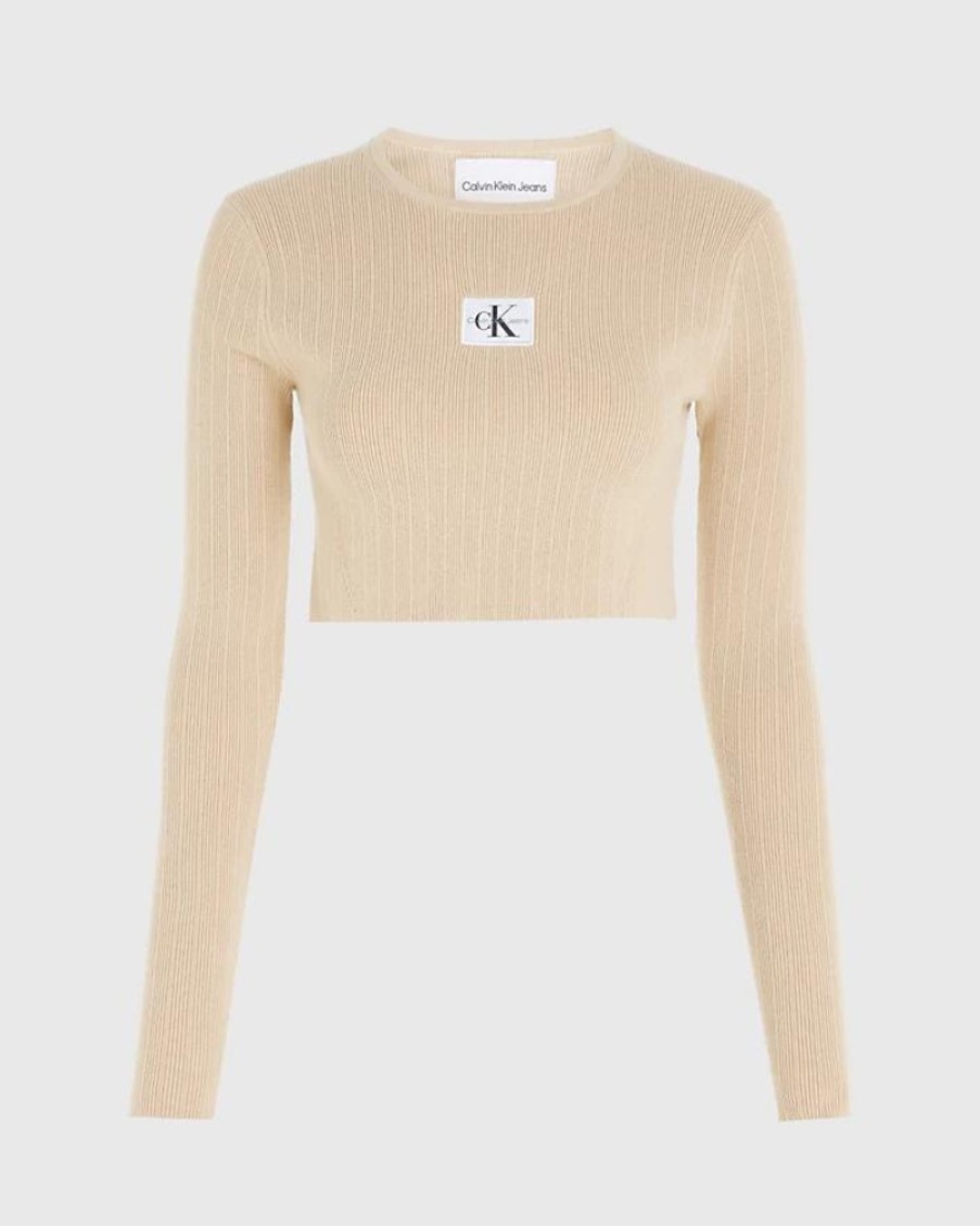 Ck Jeans Calvin Klein - Variegated Rib Easy Sweater | Knitwear