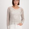 Monari Monari - V-Neck Jumper | Knitwear