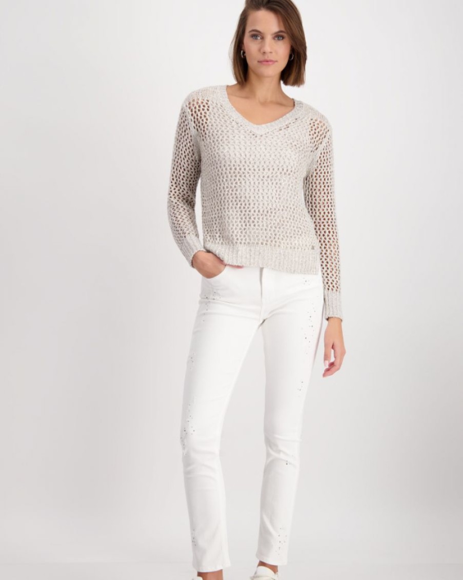 Monari Monari - V-Neck Jumper | Knitwear