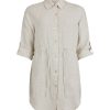 Sunday Sunday - Long Linen Shirt | Tops