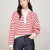 Tommy Women Tommy Hilfiger - Relaxed Breton Stripe Polo | Tops