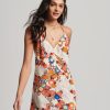 Superdry Superdry - Vintage Mini Slip Halter Dress | Dresses