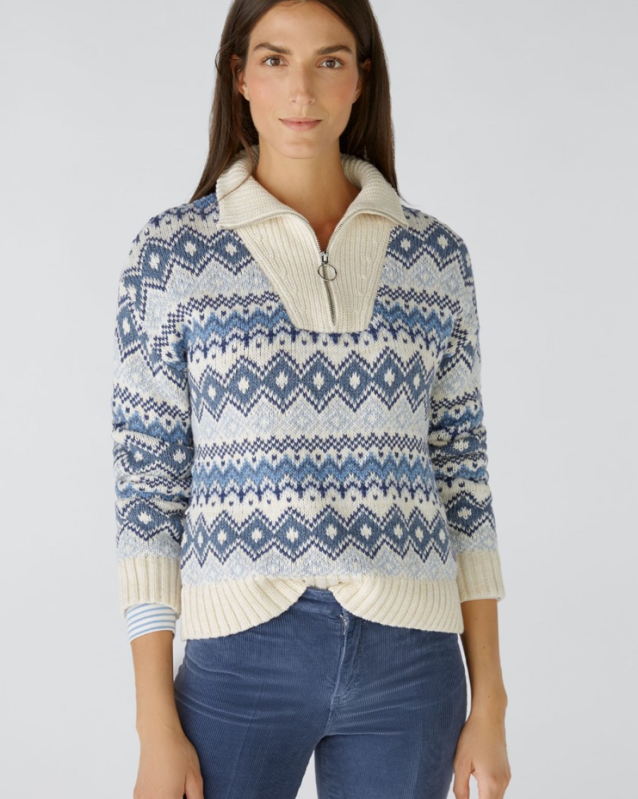 Oui Oui - V-Neck Jumper | Knitwear