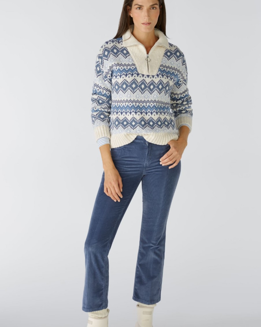 Oui Oui - V-Neck Jumper | Knitwear