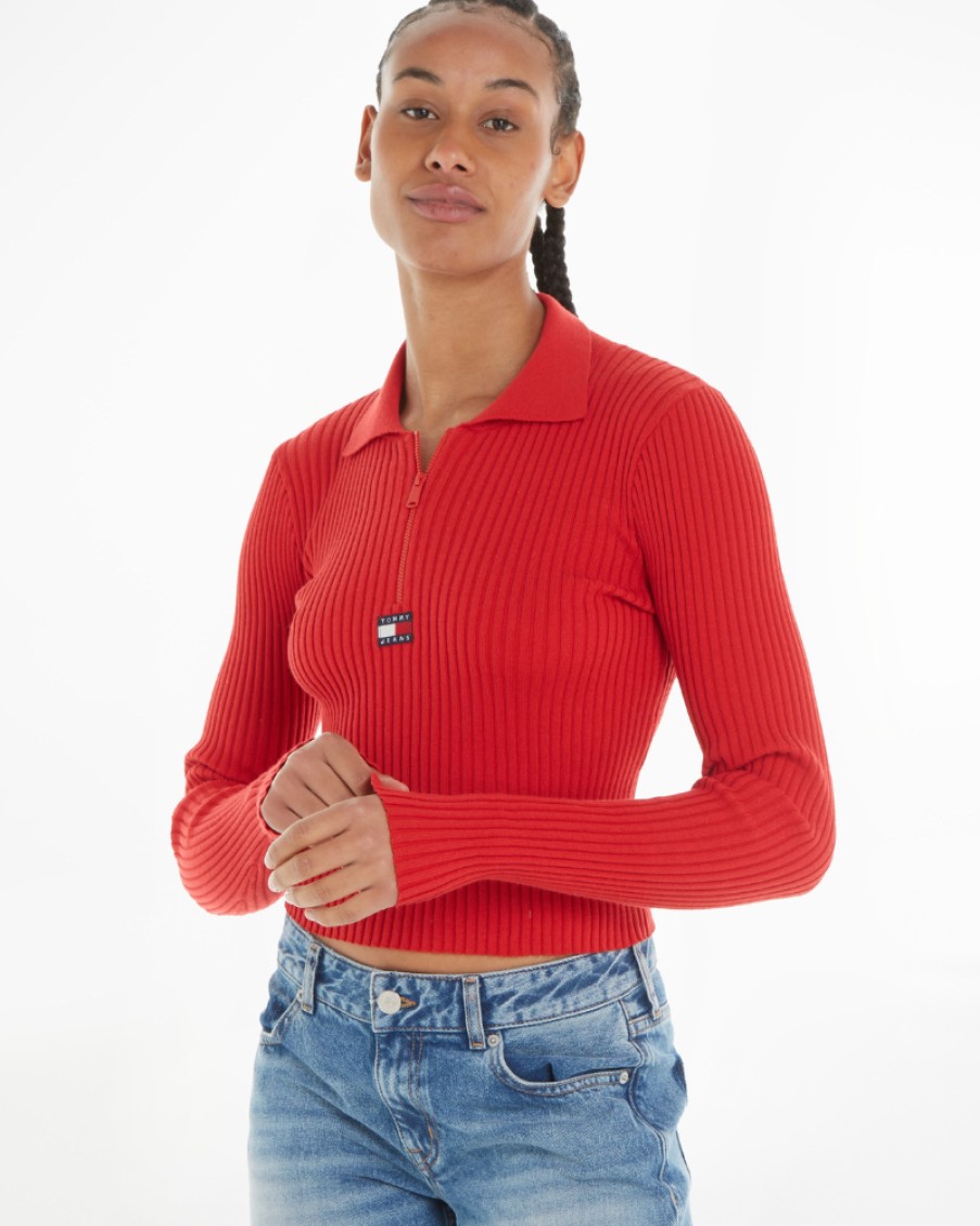 Tommy Jeans Tommy Hilfiger - Rib Badge Top | Tops