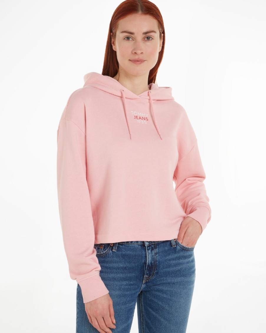 Tommy Jeans Tommy Hilfiger - Essential Logo Hood Sweater | Tops