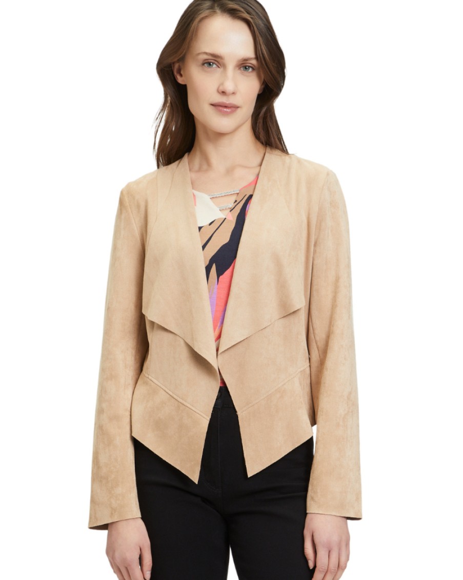 Betty Barclay Betty Barclay - Faux Suede Jacket | Coats & Jackets