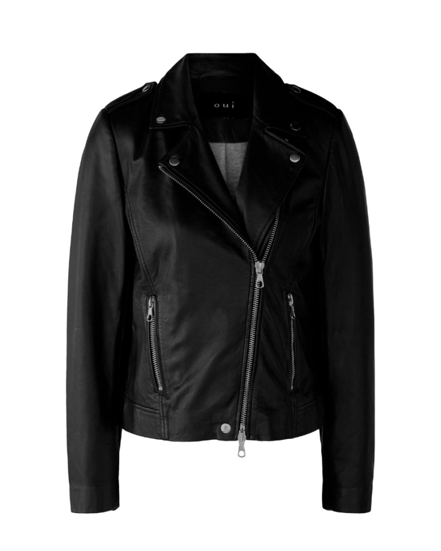 Oui Oui - Liberty Biker Jacket | Coats & Jackets