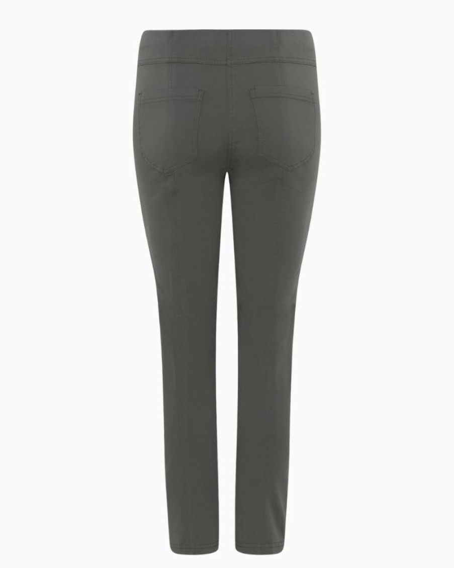 Robell Robell - Rose Cotton Trousers Khaki | Trousers