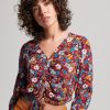 Superdry Superdry - Vintage Tie Front Top | Shirts & Blouses