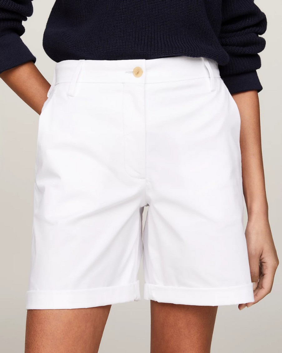 Tommy Women Tommy Hilfiger - Blend Chino Shorts | Shorts