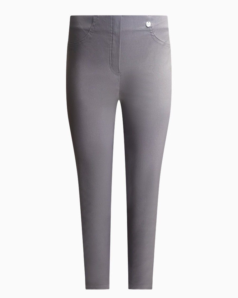 Robell Robell - Bella Full Length Trousers Taupe | Trousers