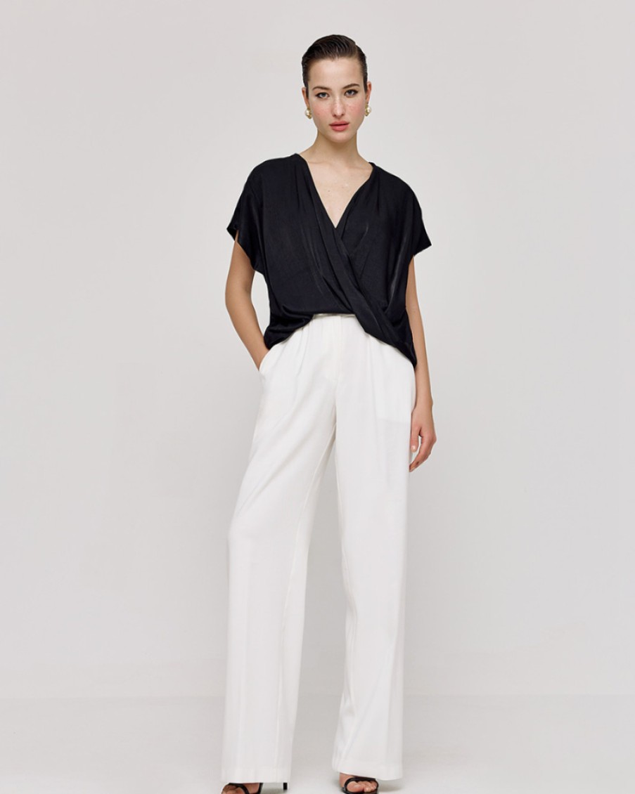 Access Access - Wrap Draped Blouse | Shirts & Blouses