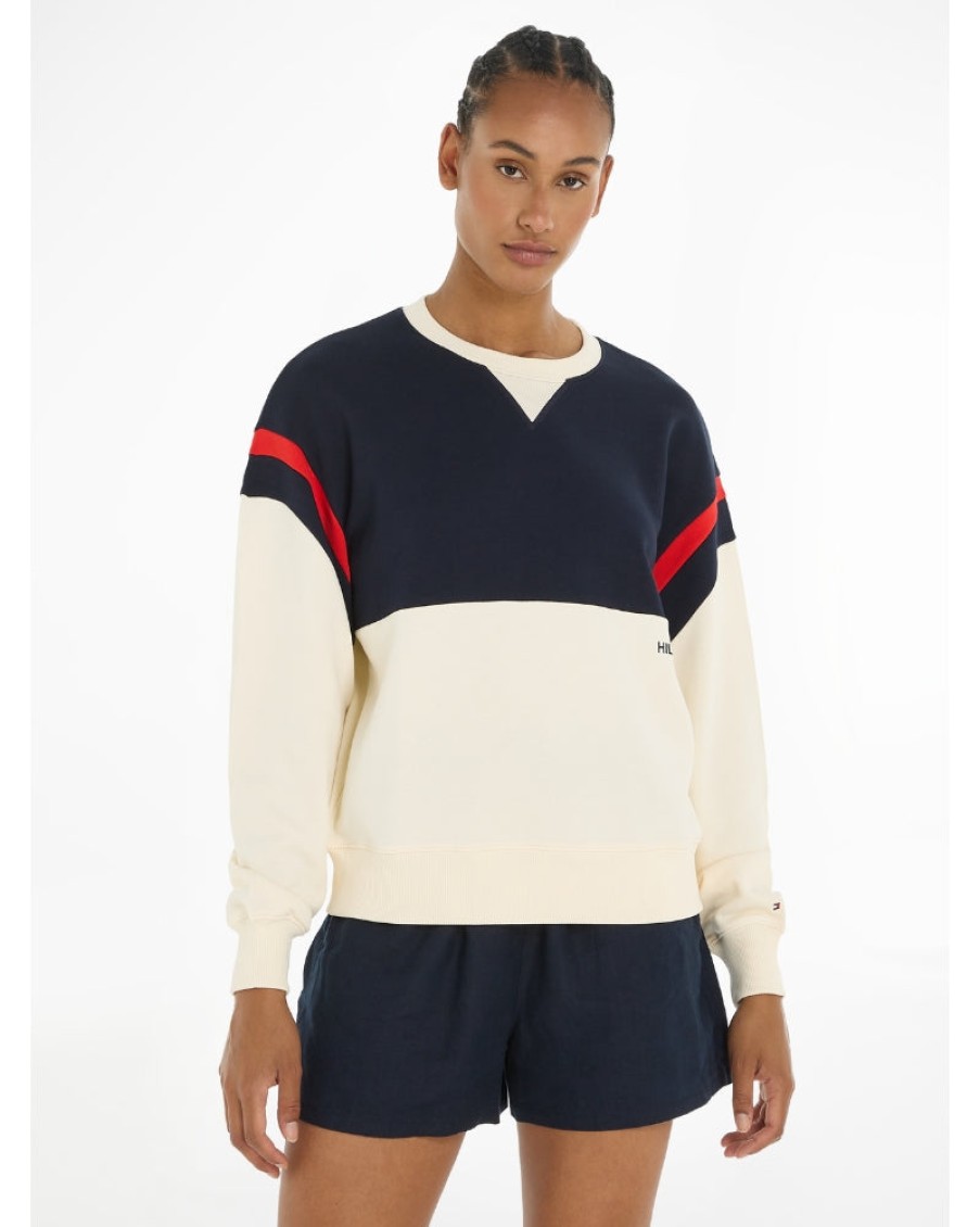 Tommy Women Tommy Hilfiger - Colorblock Hilfiger 85 Sweatshirt | Sweatshirts & Hoodies