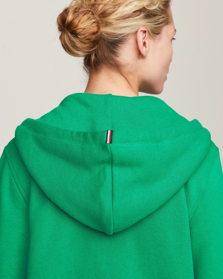 Tommy Women Tommy Hilfiger - Mini Corp Zip Hoodie | Sweatshirts & Hoodies