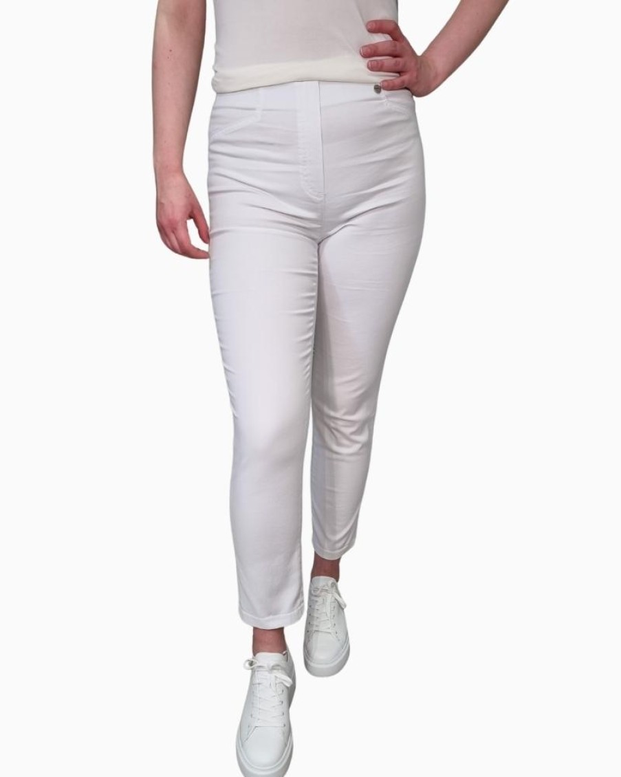 Robell Robell - Rose Trousers White | Trousers