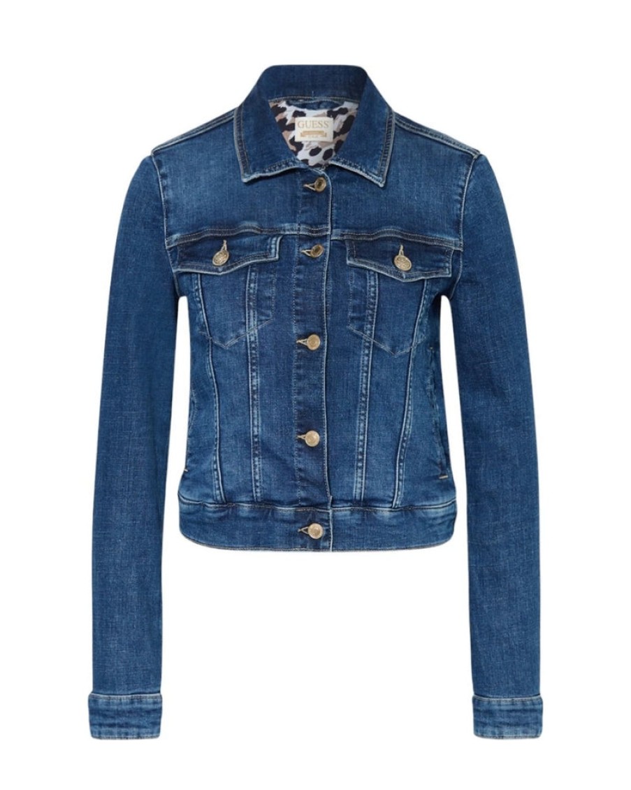 Guess Jeans Guess Jeans - Delya Trucker Denim Jacket | Coats & Jackets