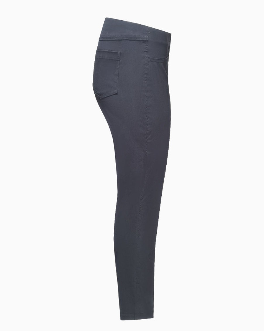 Robell Robell - Bella Full Length Trousers Dark Grey | Trousers