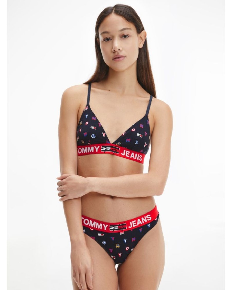 Tommy Hilfiger Tommy Hilfiger - Triangle Bralette Print | Bralettes