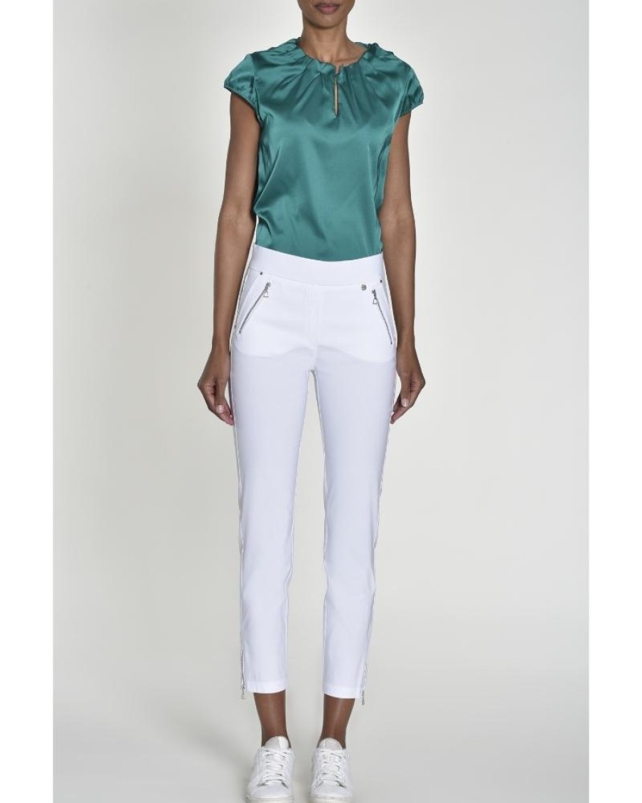 Robell Robell - Nena Trousers White | Trousers