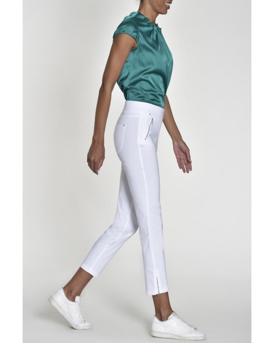 Robell Robell - Nena Trousers White | Trousers