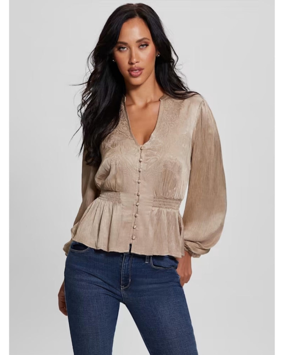 Guess Jeans Guess Jeans - Satin Top | Shirts & Blouses