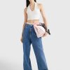 Tommy Jeans Tommy Jeans - Fitted Rib Knit Halter Neck Top | Tops