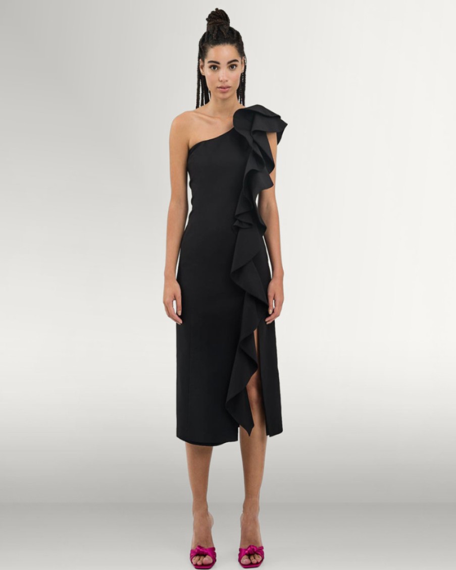 Access Access - One Shoulder Midi Dress | Dresses