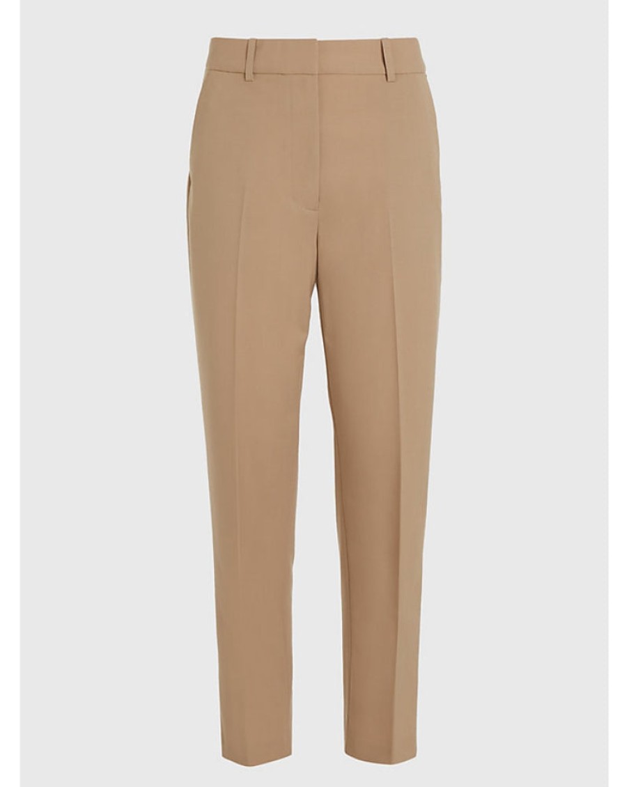 Tommy Women Tommy Hilfiger - Tapered Wo Blend Pant | Trousers