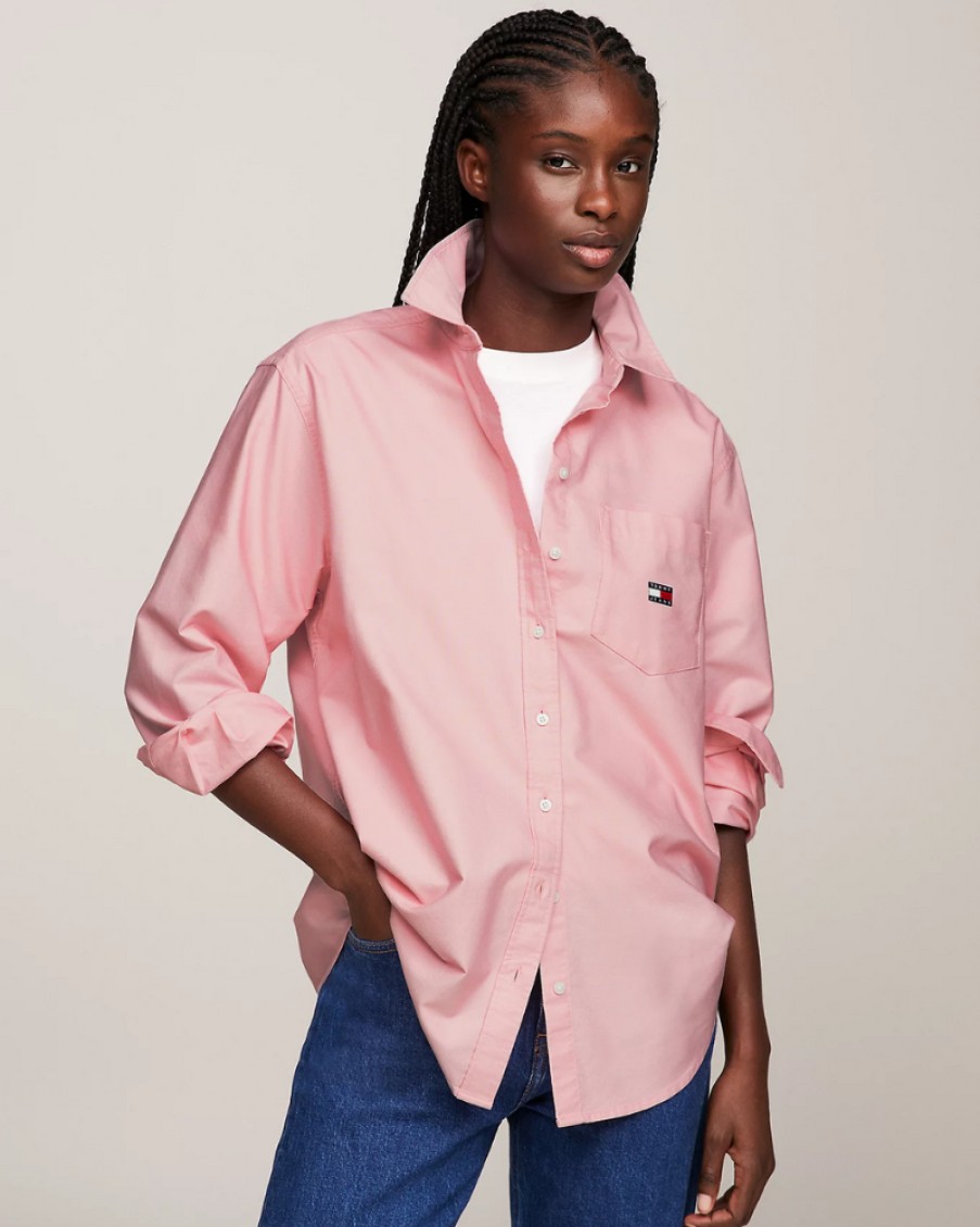 Tommy Jeans Tommy Hilfiger - Badge Boyfriend Shirt | Shirts & Blouses