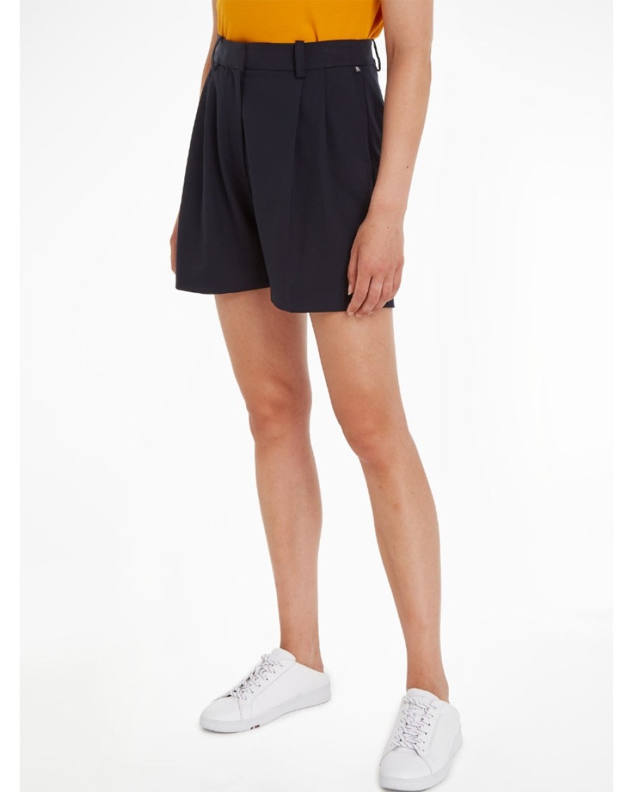 Tommy Women Tommy Hilfiger - Core Pleated Short | Shorts