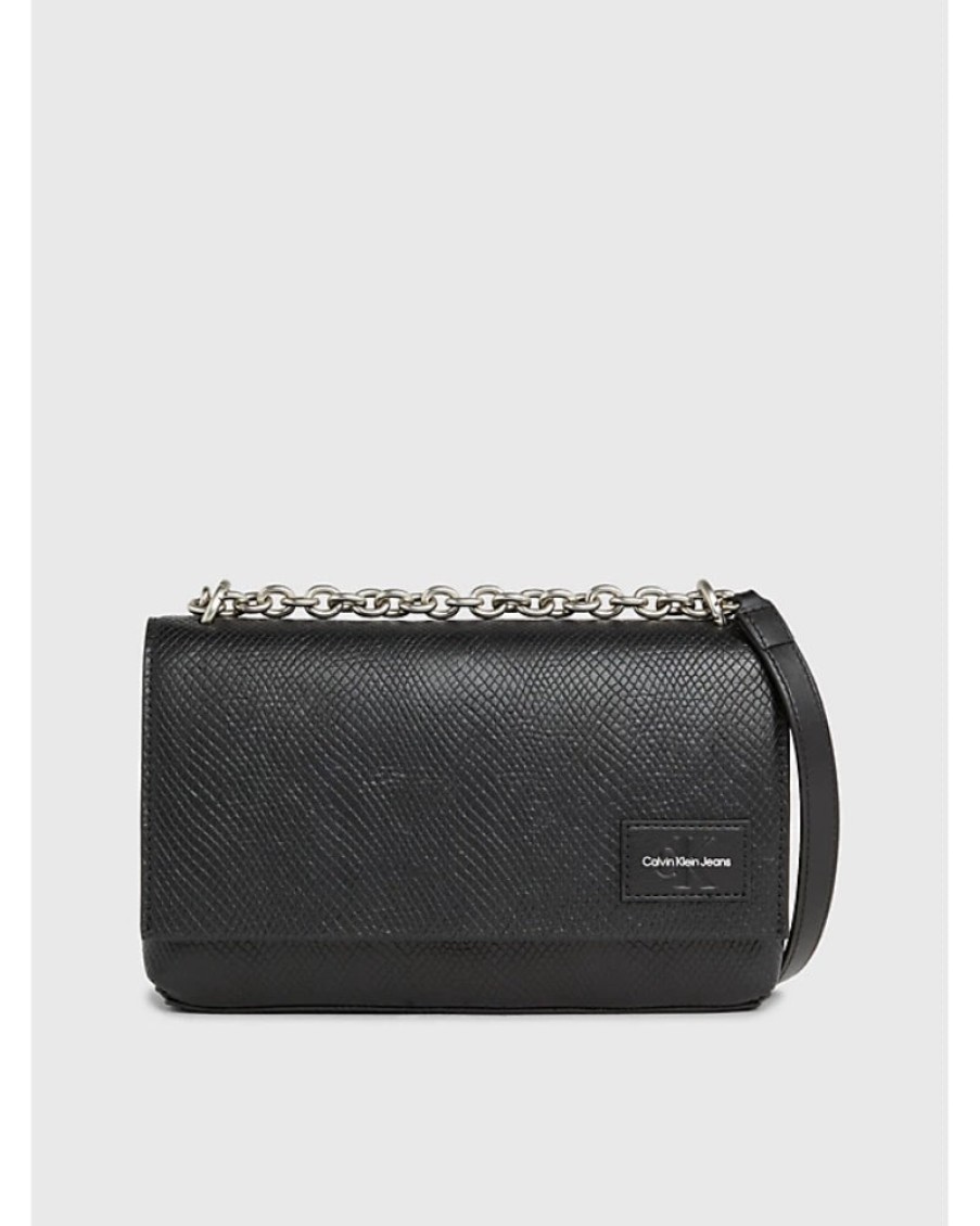 Ck Acc Calvin Klein - Sculpted Flap With Chain Snake Bag | Bags